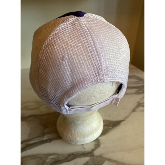 Royal Crown Strapback Cap Hat  Purple Embroidered - Picture 3 of 5